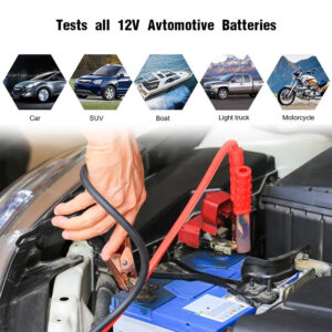 Car Battery Tester, Digital Auto Battery Analyzer Charging Cranking System